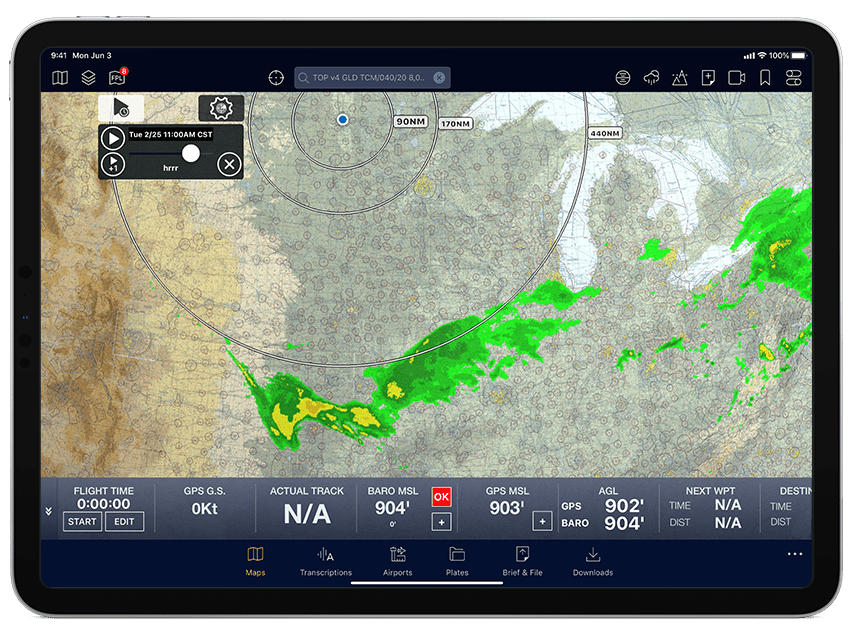 Stratus-Insight-on-iPad_Radar-Forecast